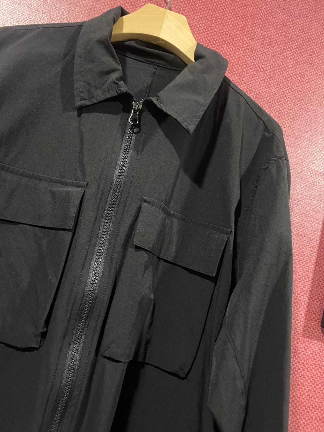 ODD OZ 셔츠형 집업 자켓 블랙 M 상품이미지3