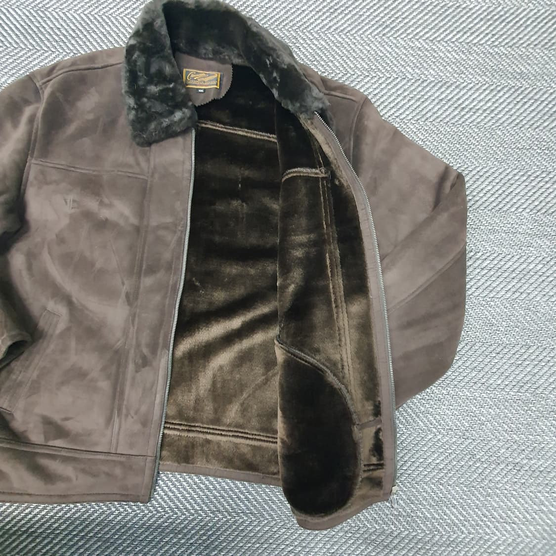 크로커다일 추동 무스탕 집업자켓 남자105~110 상품이미지5