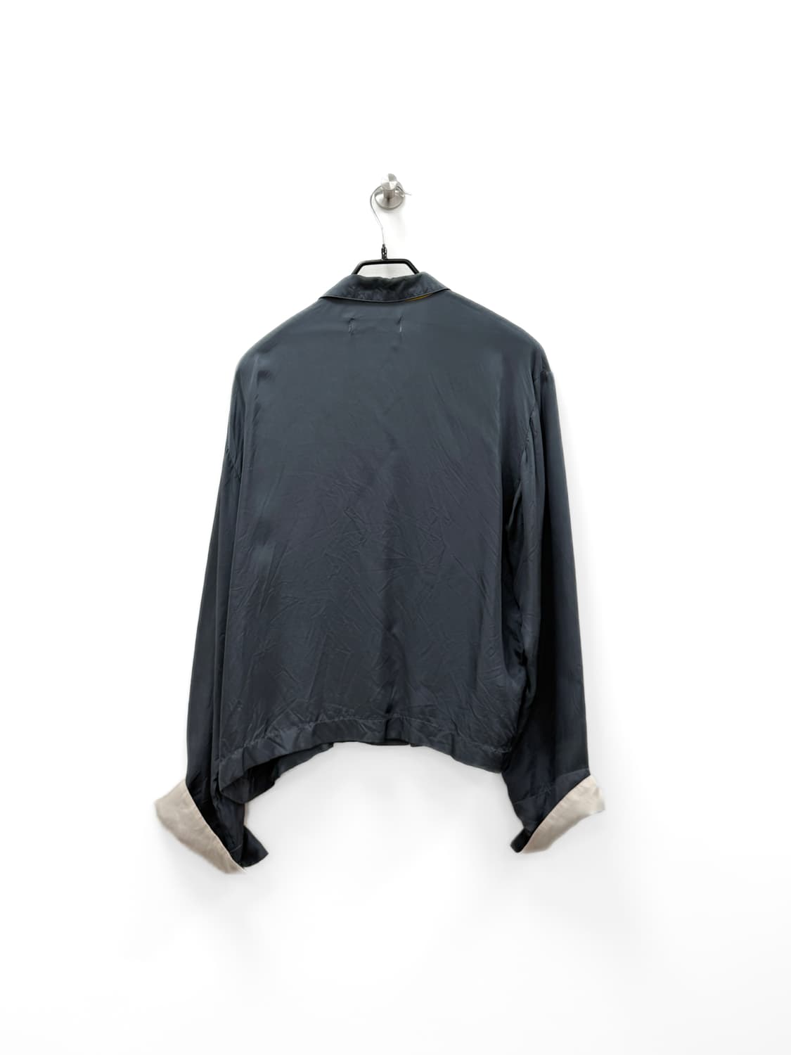 토가 풀라 큐프라 새틴 컬러 블록 셔츠 상품이미지4