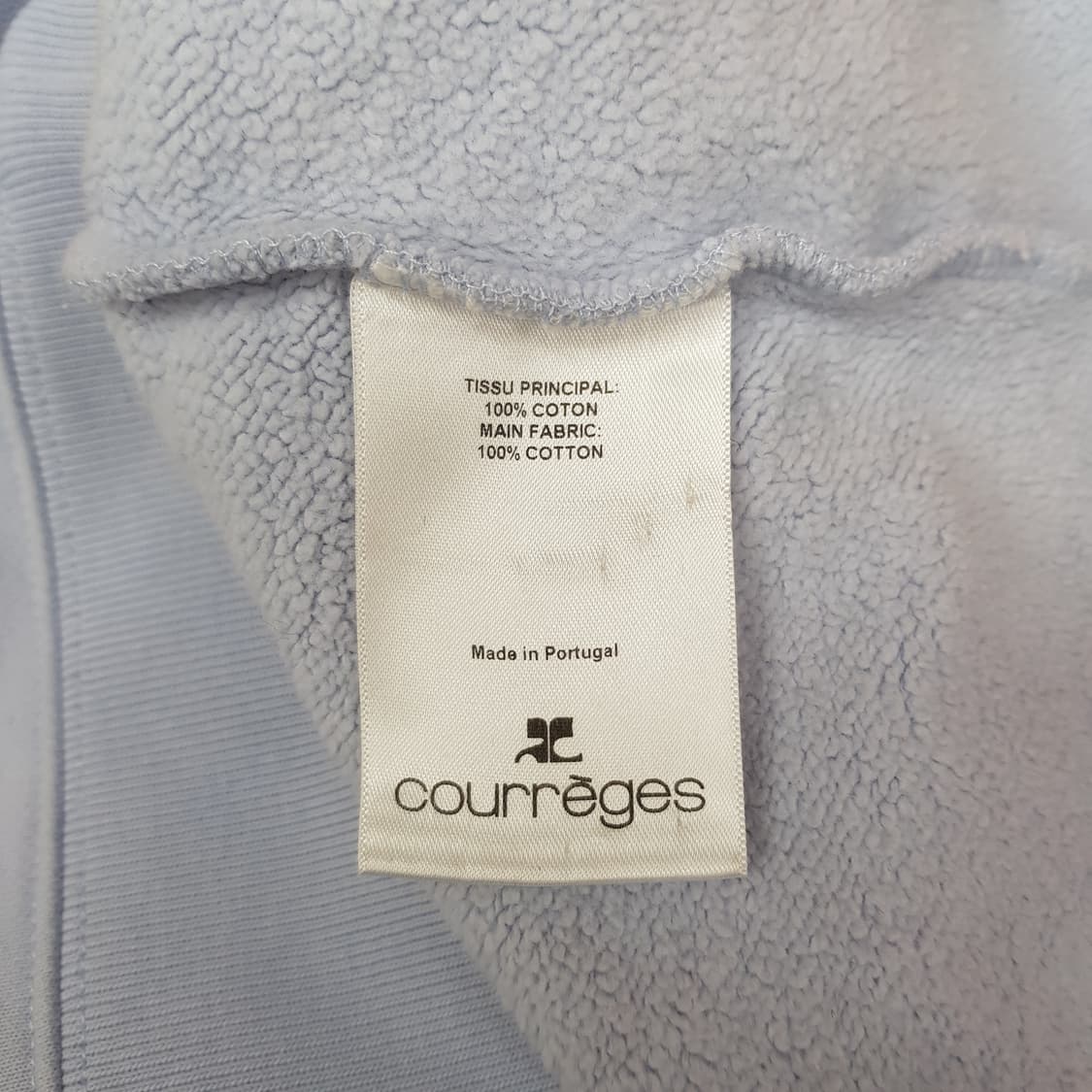 꾸레쥬 Courreges  로고 맨투맨 스웻셔츠 L사이즈 상품이미지6