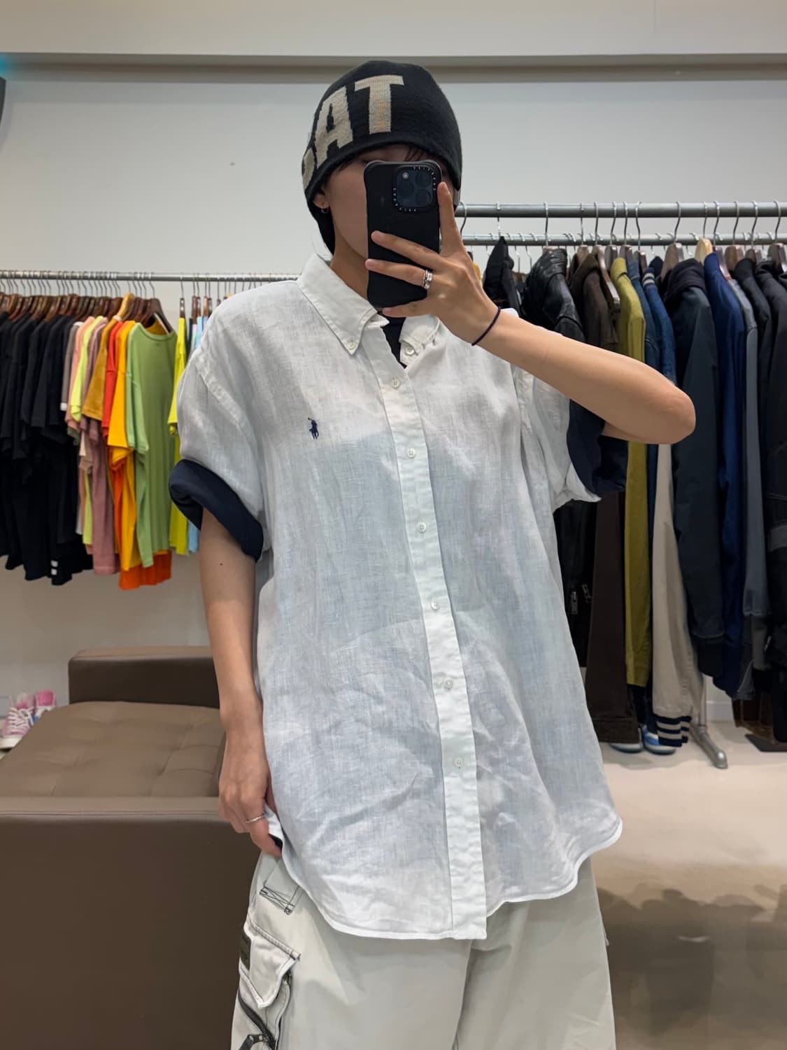 폴로 랄프로렌 린넨 반팔셔츠 상품이미지5