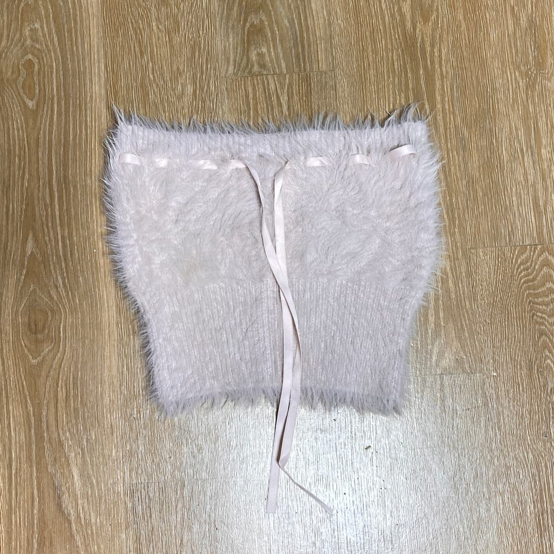 낫유어로즈 소프트 에피 볼레로 세트 핑크 니트 퍼 가디건 상품이미지5