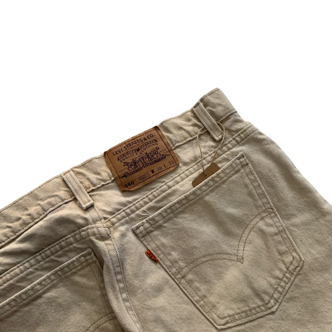 [36] 90's 리바이스 550 베이지진 데님 청바지 [lv1087] 상품이미지8