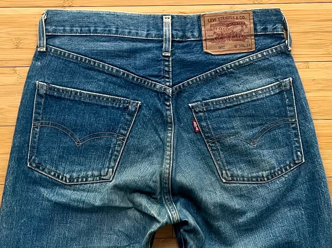 리바이스 502 빅E 데님팬츠 W30 L34 상품이미지4