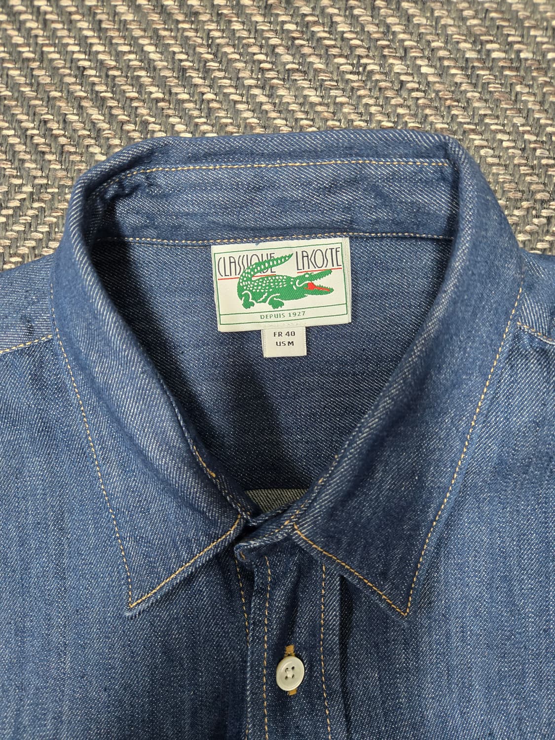 라코스테 클래식 데님 셔츠 상품이미지3