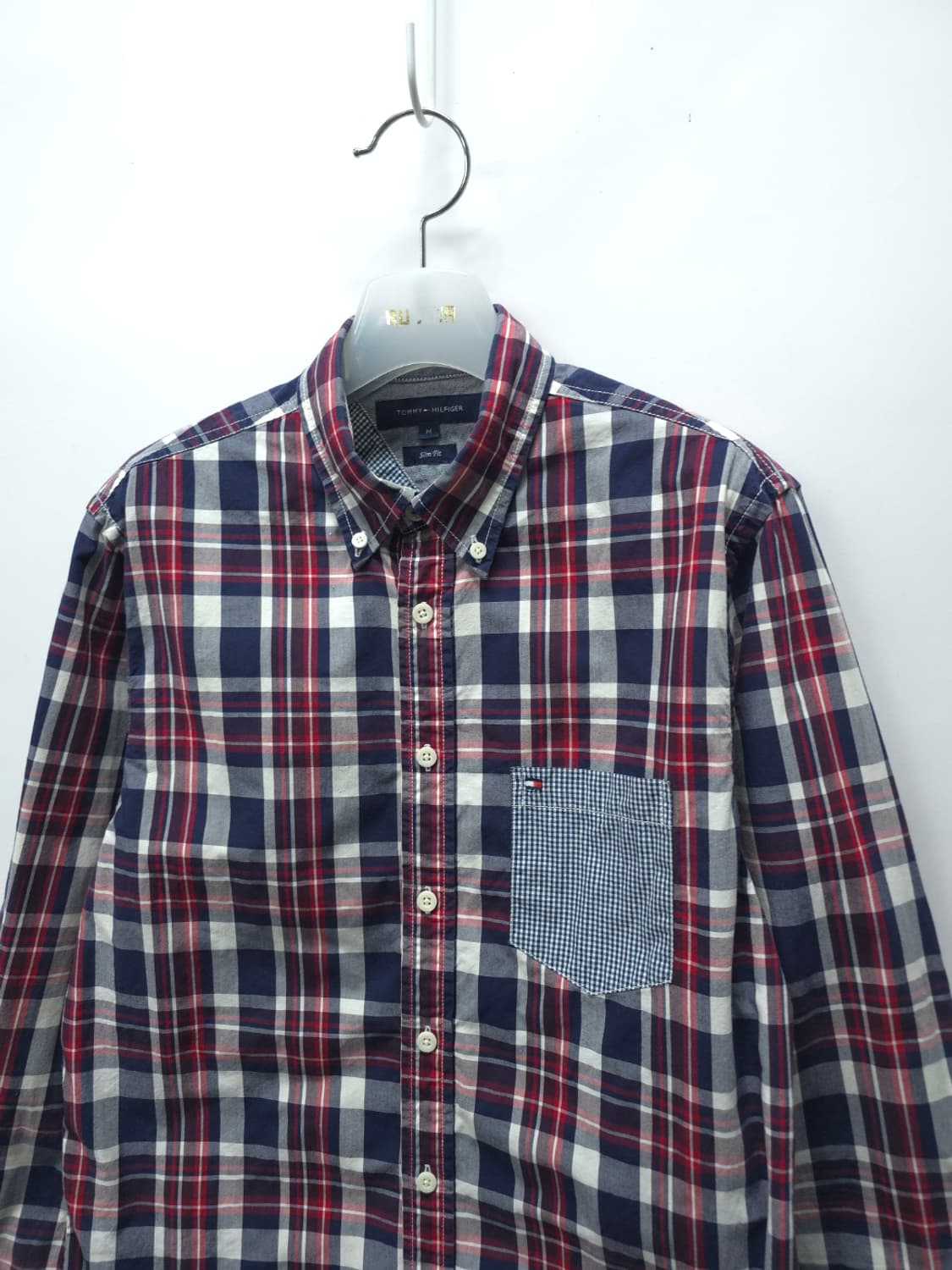 타미힐피거 남성 포켓&엘보 패치 체크 셔츠(95) 상품이미지3