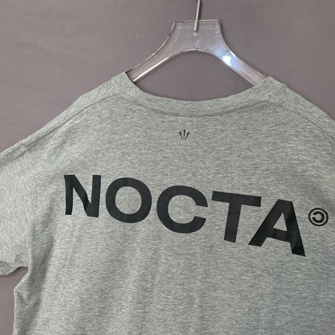 L 나이키 X 녹타 드레이크 맥스 90 그레이 반팔티 상품이미지6