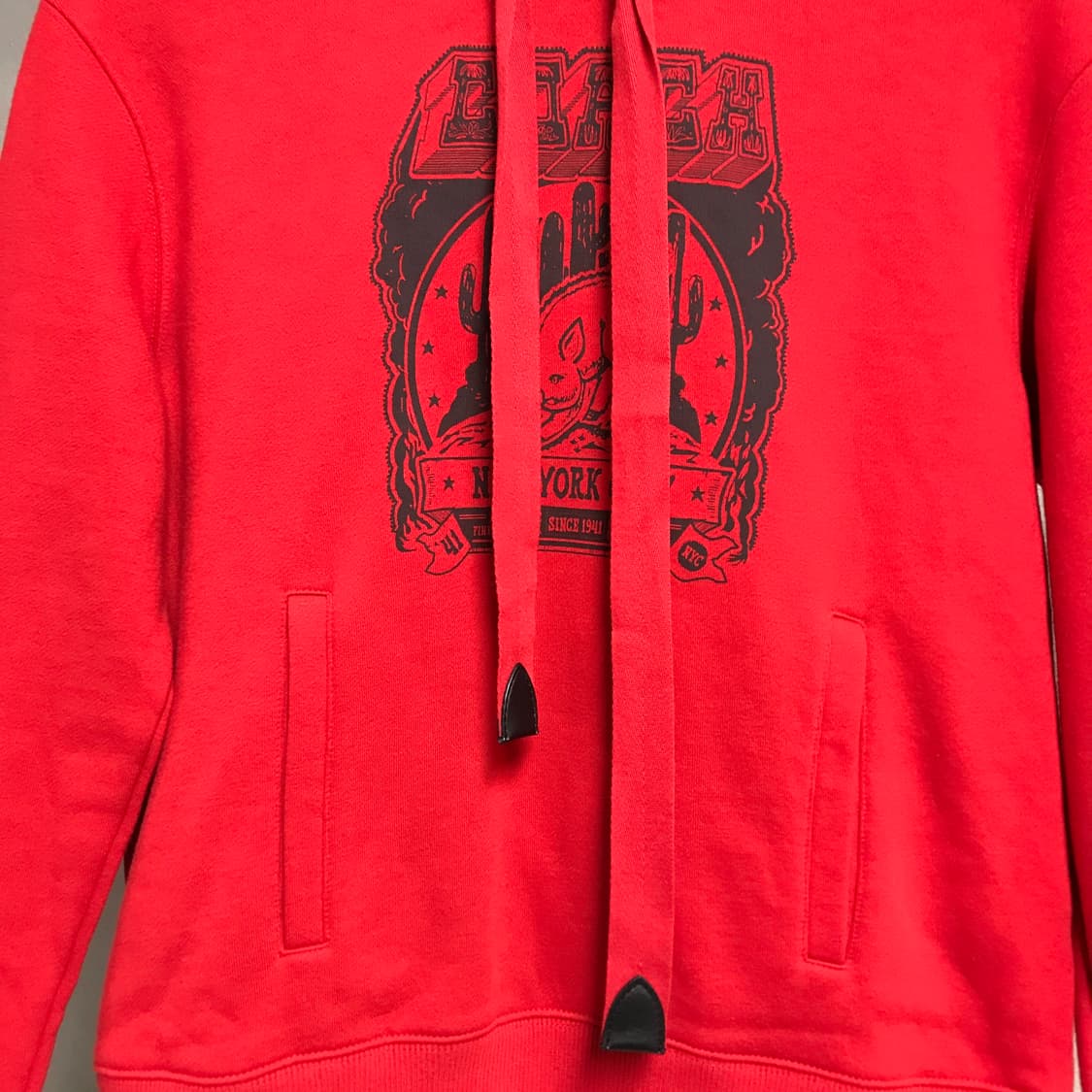 COACH 코치 후드티 레드 XS(W) 상품이미지4