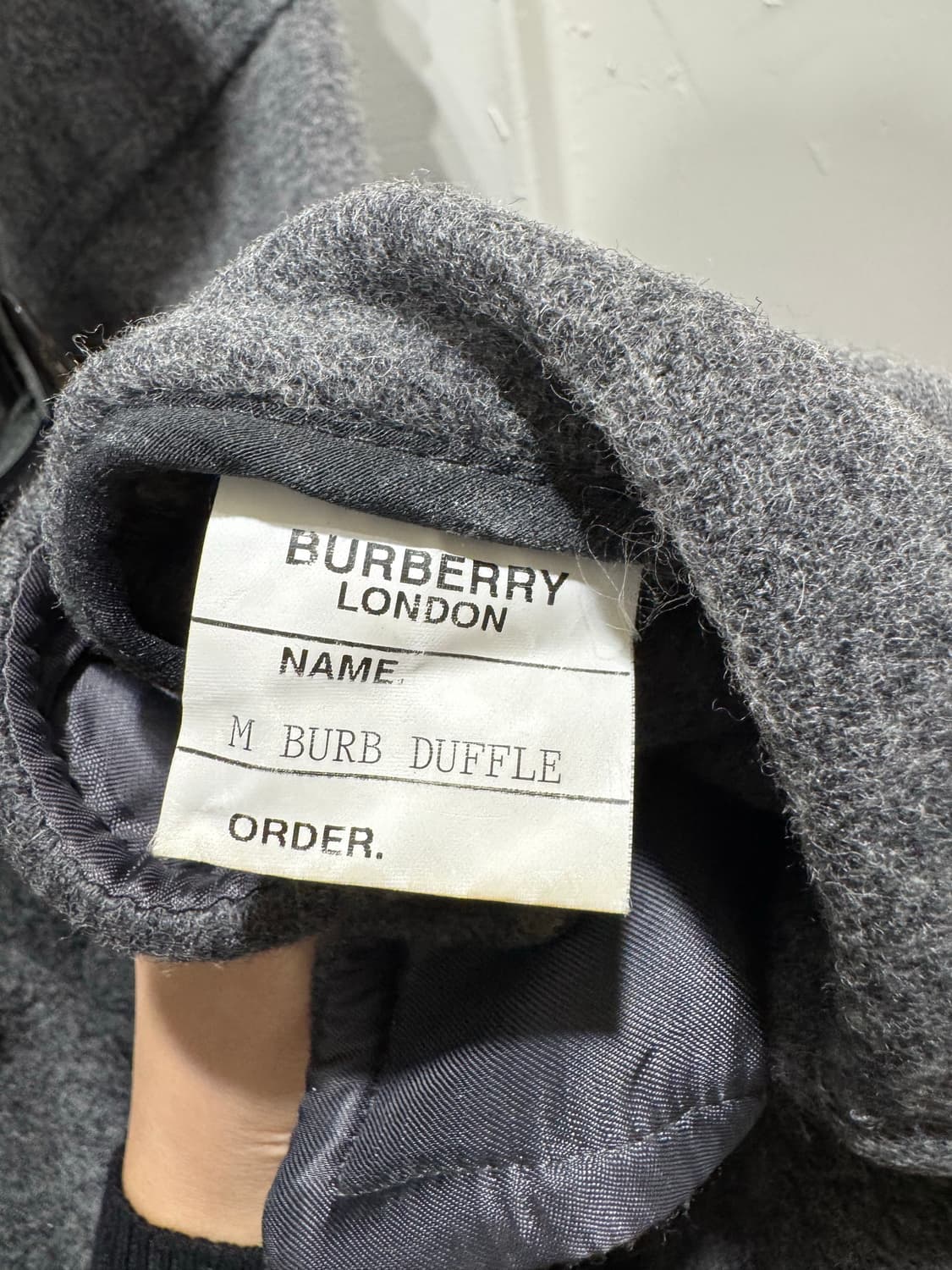 버버리 울 더플 코트 상품이미지8