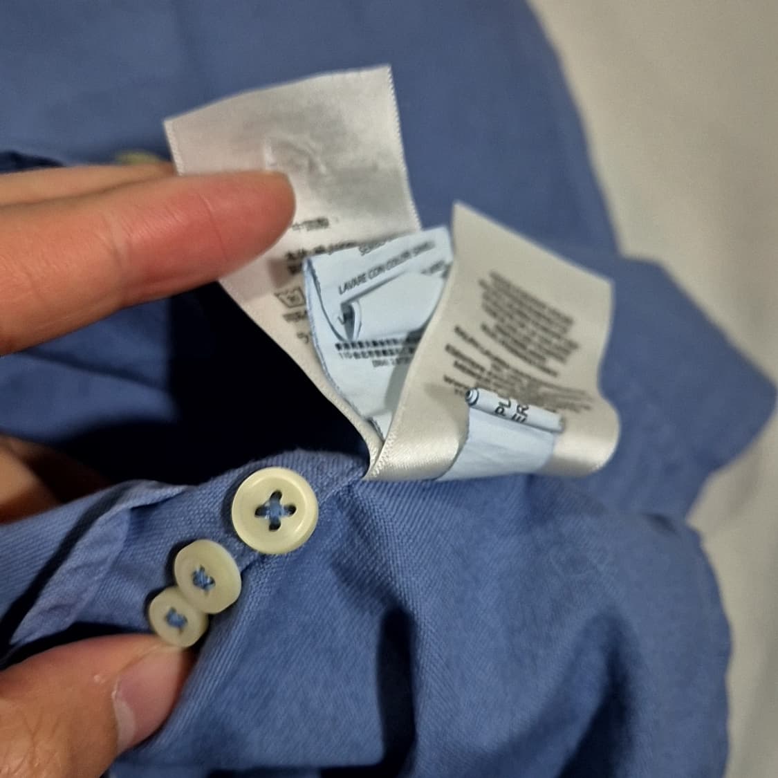 폴로 랄프로렌 솔리드 셔츠 상품이미지7