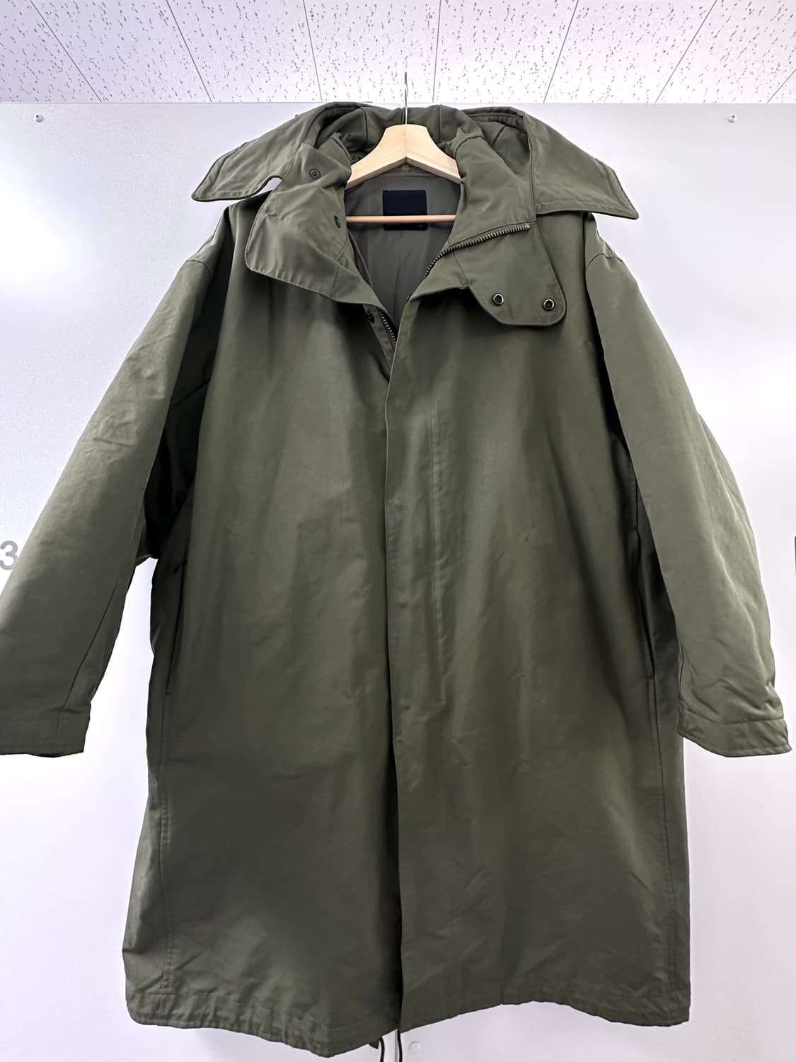 LAD MUSICIAN 피쉬테일 후드 코트 (카키, L) 상품이미지1