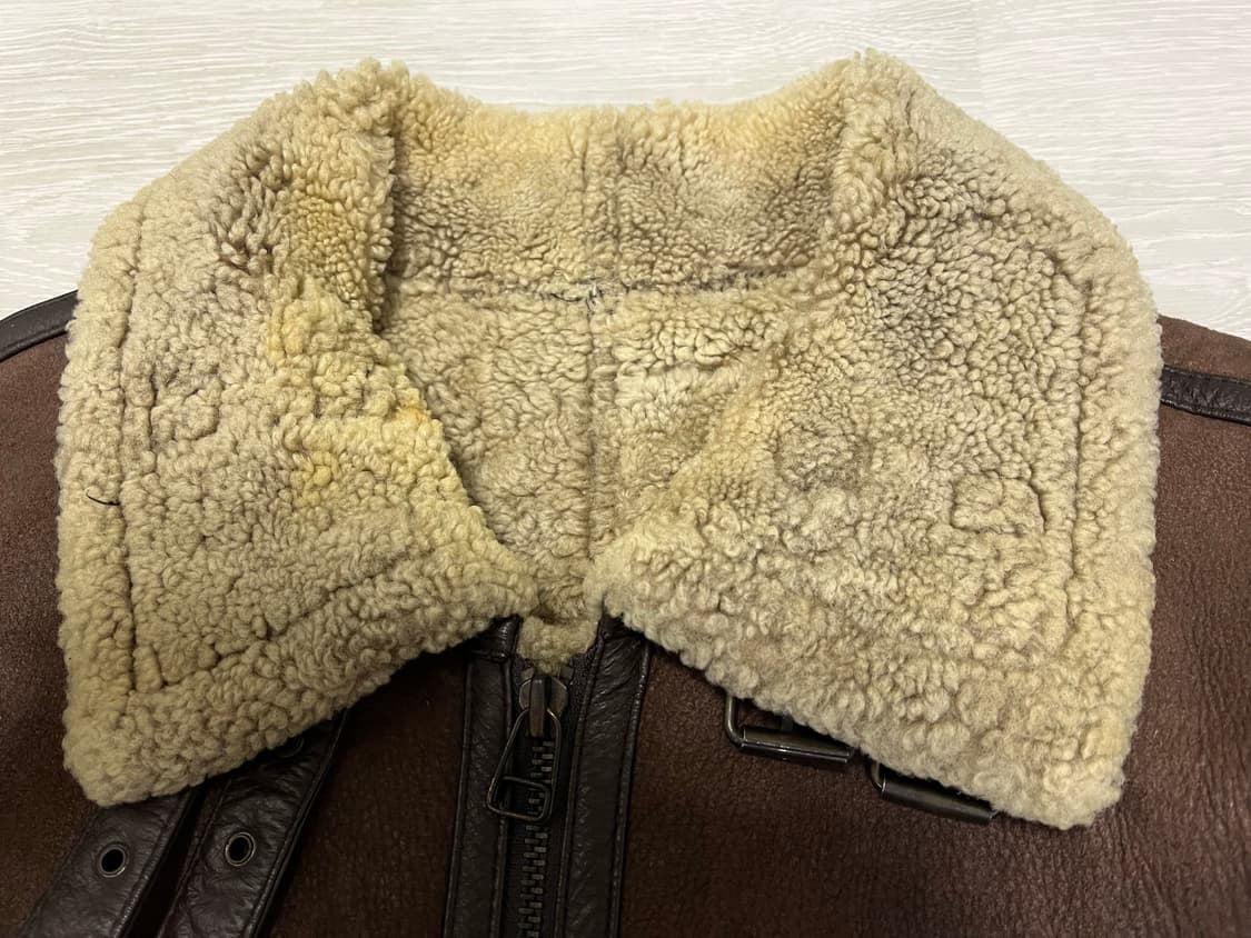 B-3 양가죽 무스탕자켓 XL 상품이미지2