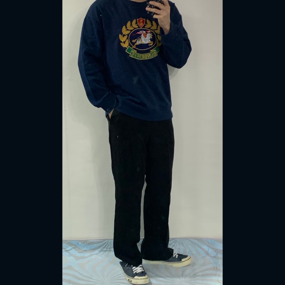 새상품 버버리 아카이브 빅로고 맨투맨(정품) 상품이미지3