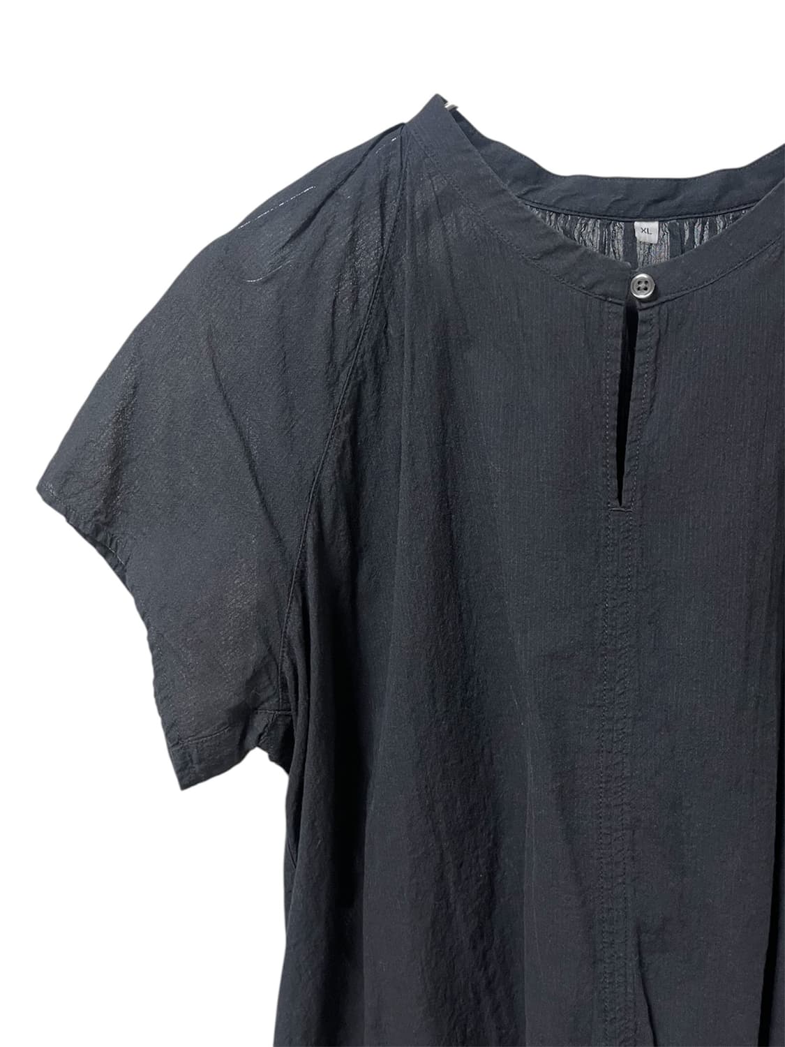 Muji Cotton Linen Stand Collar Blouse 상품이미지7