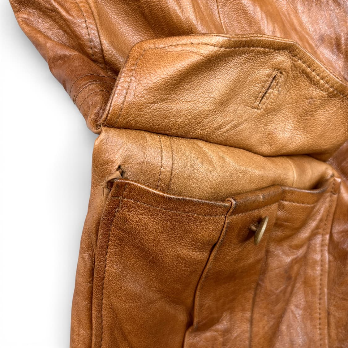 90's CP컴퍼니 램스킨 레더 자켓 상품이미지8