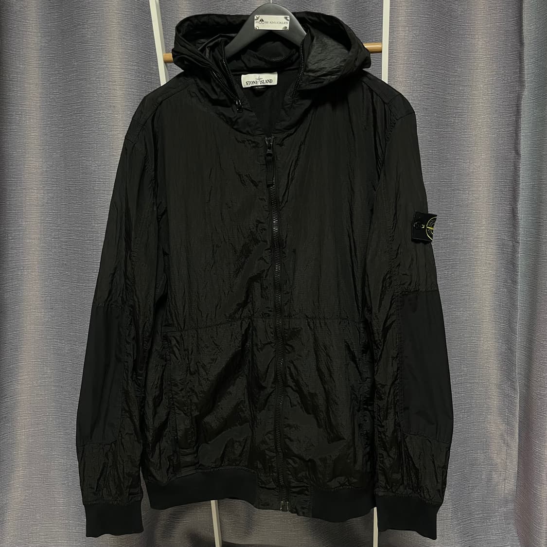 3xl 스톤아일랜드 나일론 메탈 후드 바람막이 상품이미지1