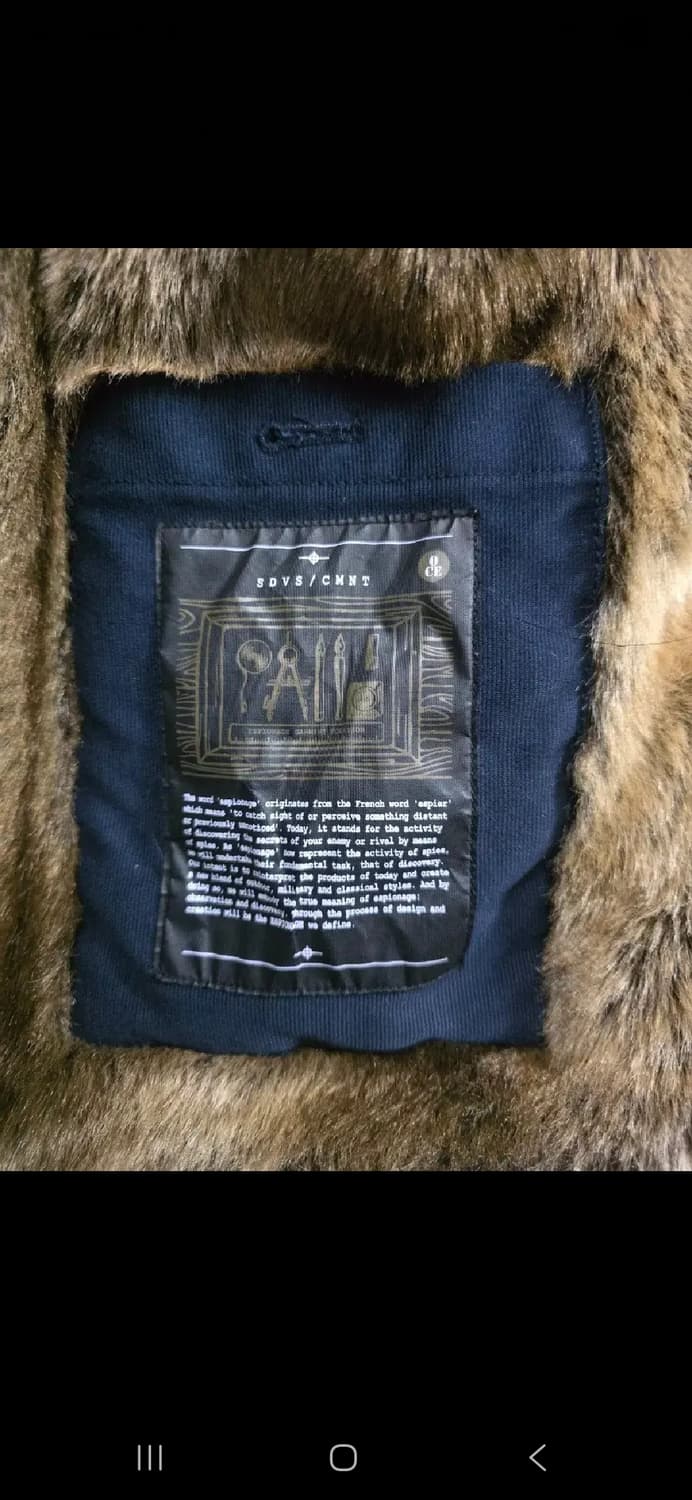 에스피오나지 남자 덱자켓.  싸이즈95 상품이미지5