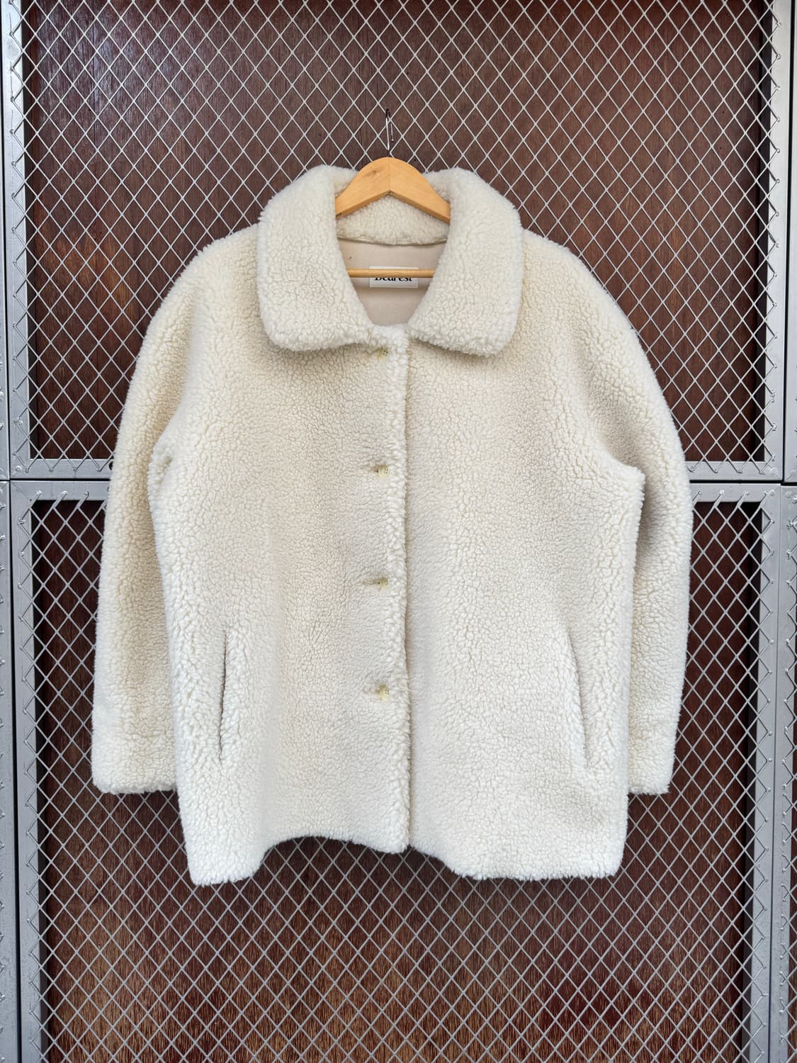 메이비베이비 디어리스트 양털 무스탕 뽀글이 퍼 자켓 상품이미지6