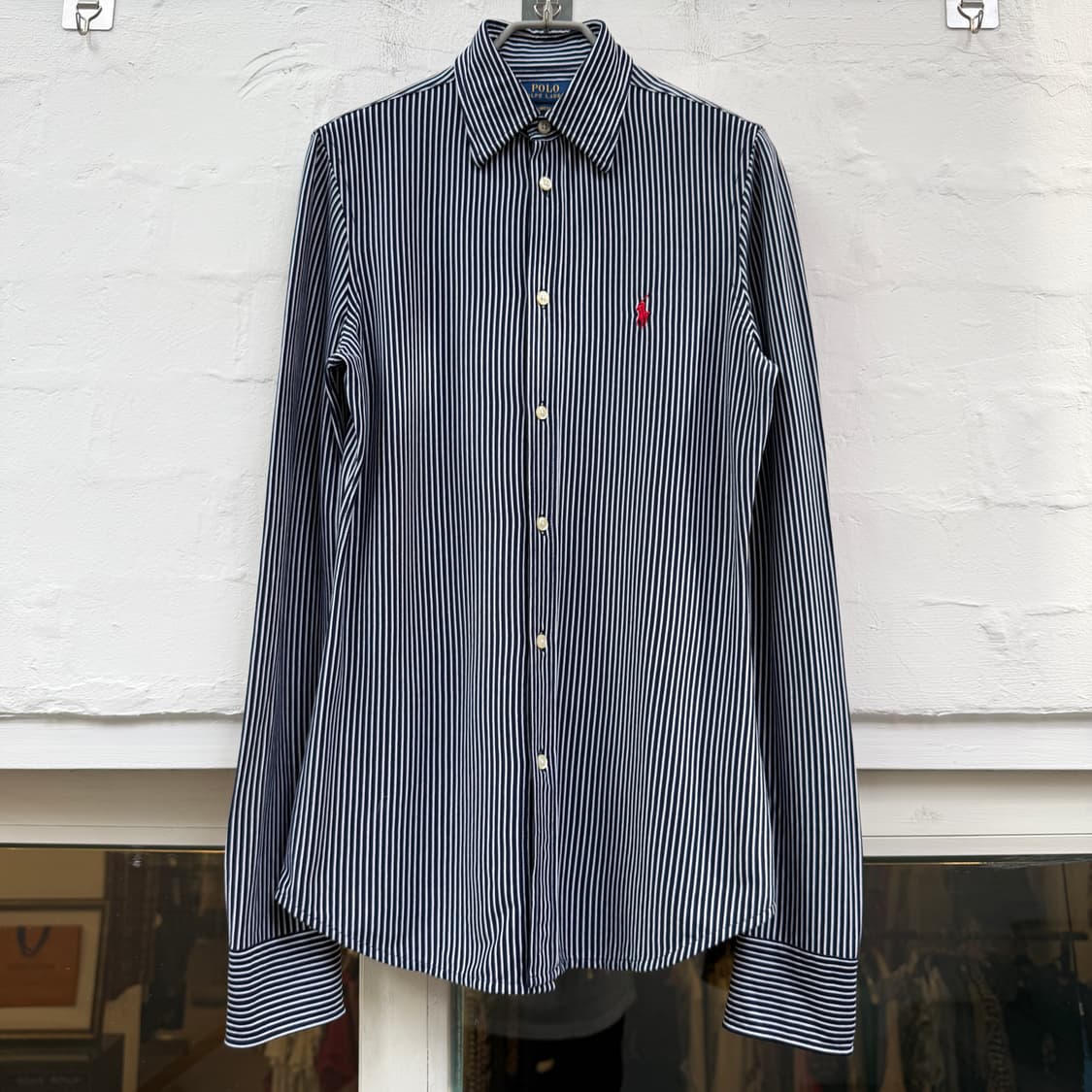 Polo Ralph Lauren 스트라이프 니트 드레스 셔츠 S 상품이미지1