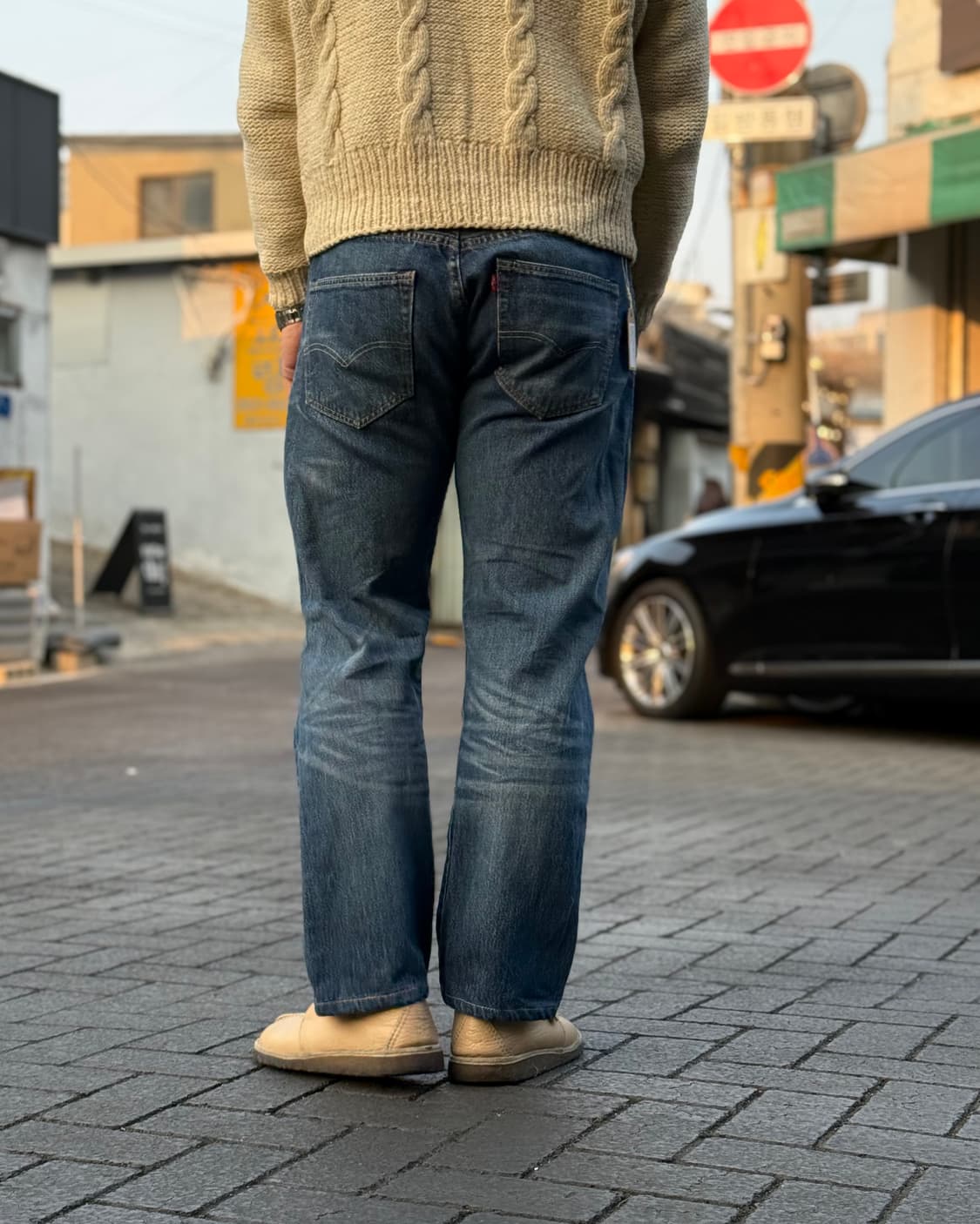 리바이스 501 스트레이트 핏 데님 팬츠 36 상품이미지9