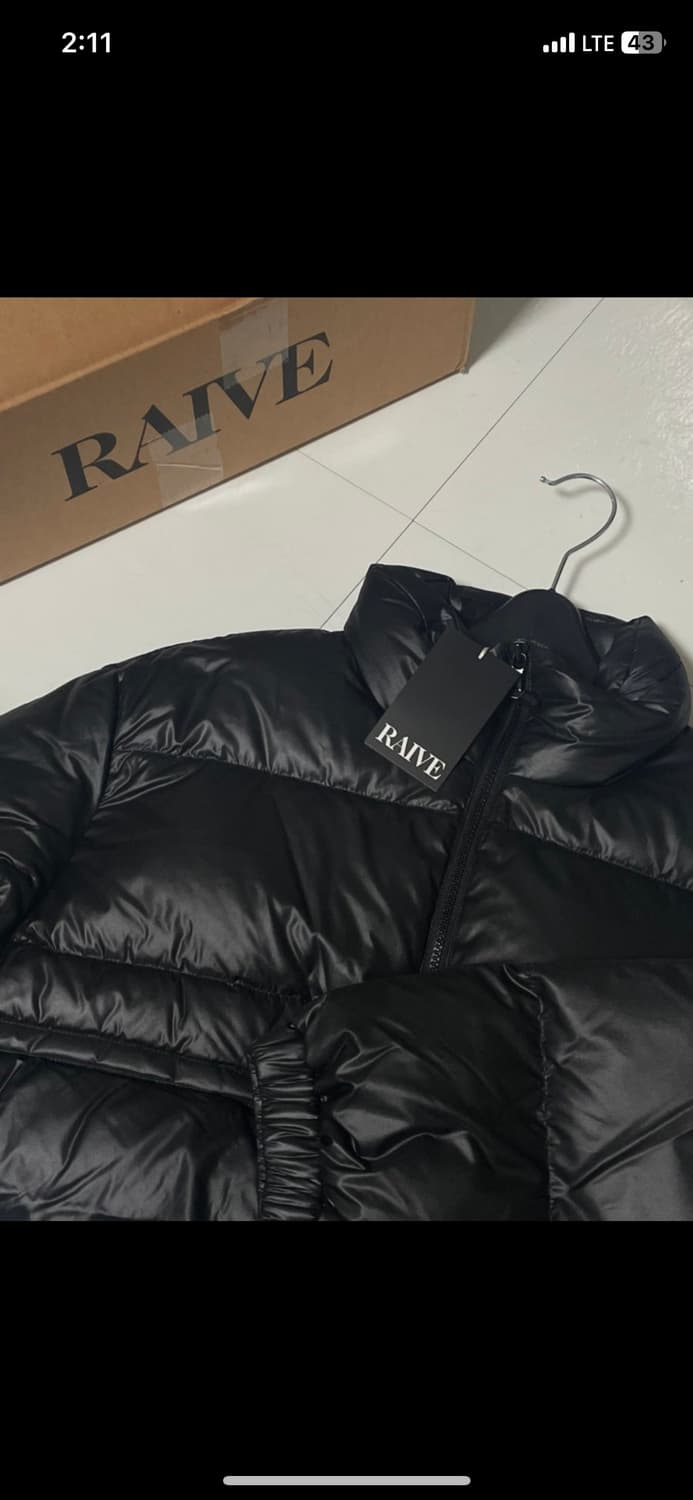 레이브 스트링 덕 다운 숏패딩 상품이미지1