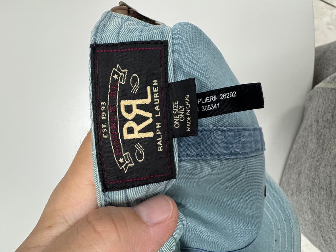 더블알엘 가먼트다이드 볼캡 / 라이트블루 상품이미지4