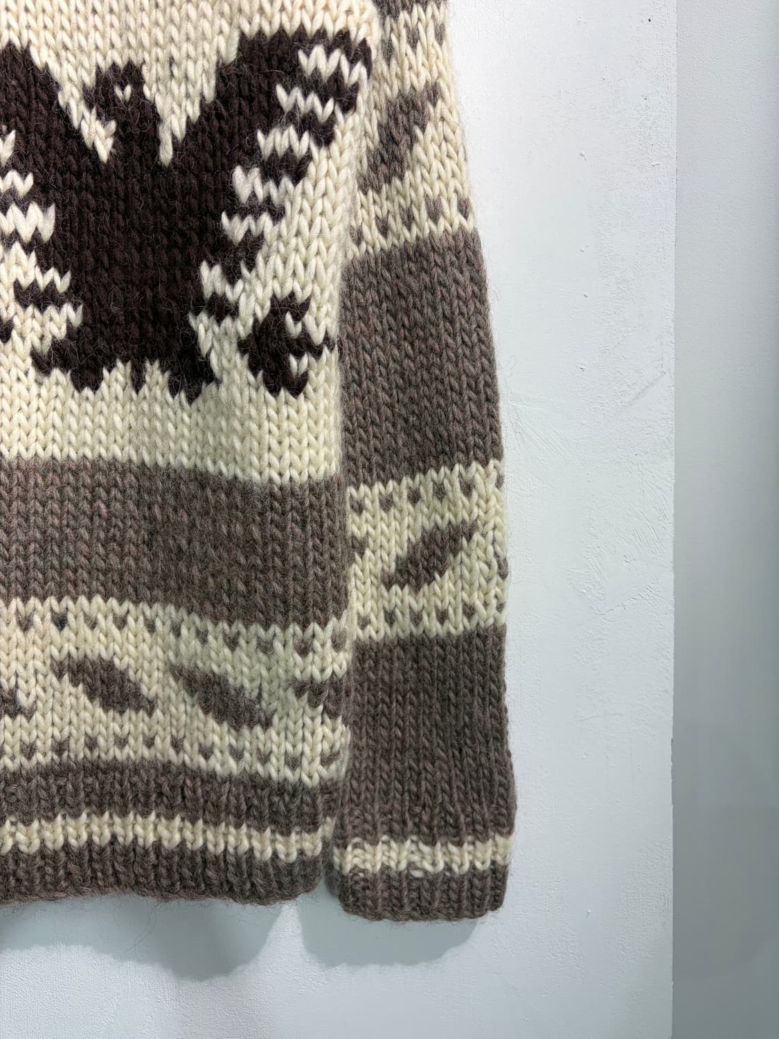 코위찬 (canadian sweater) heavy wool 100% 상품이미지10