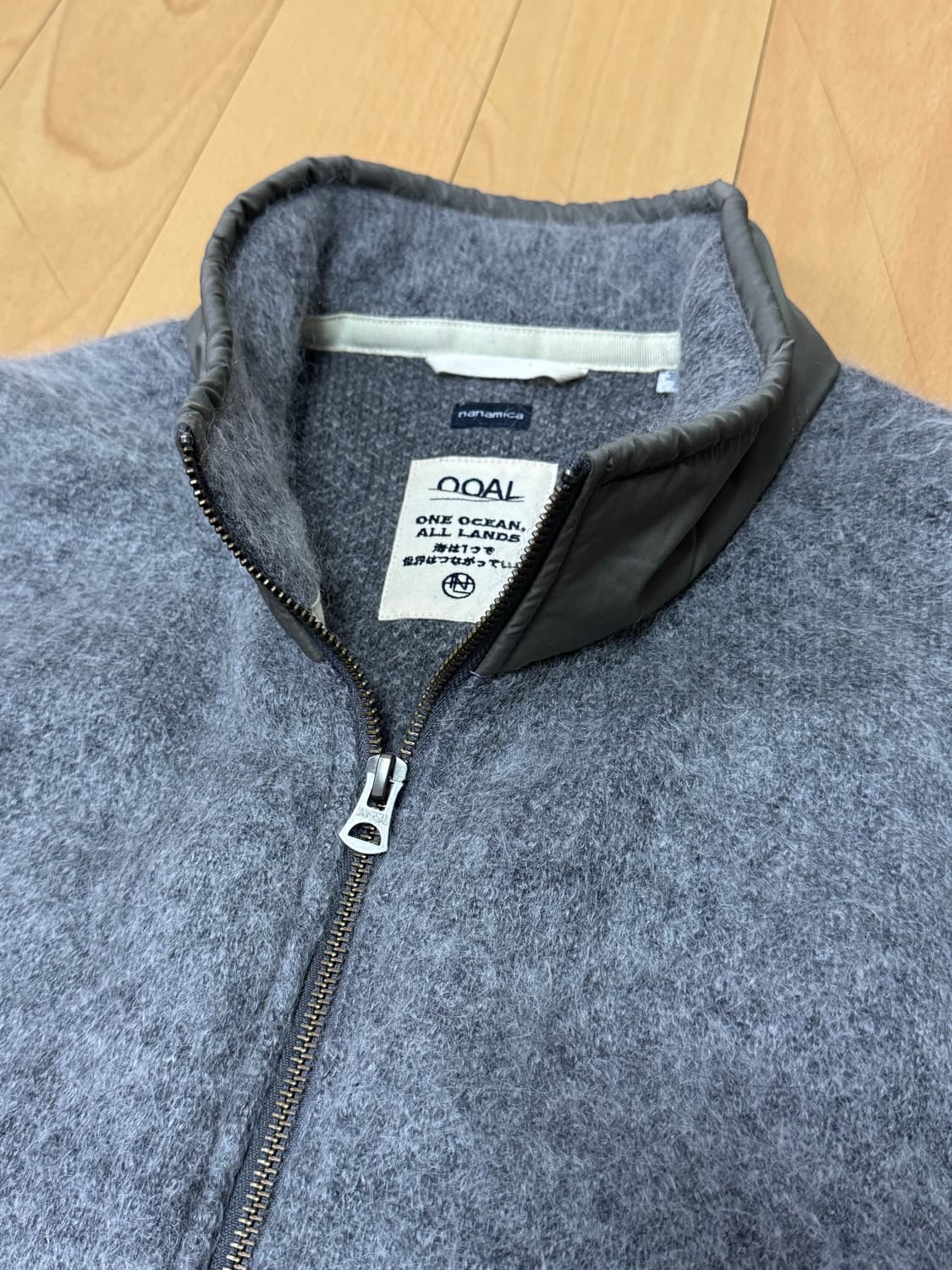 [L] 나나미카 모헤어 베스트 그레이 24AW 상품이미지4