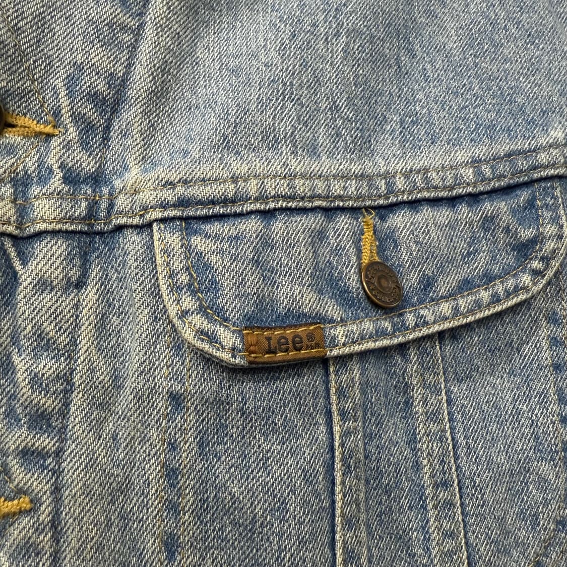 90s LEE 빈티지 리 101J 스톰 라이더 블랭킷 데님 자켓 N000 상품이미지5