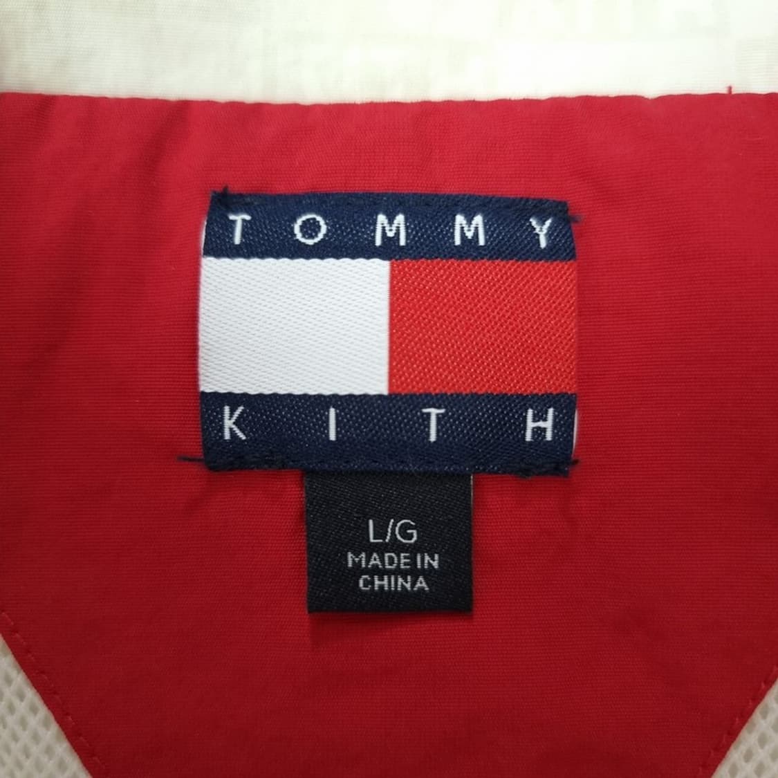 [타미힐피거 X 키스] 빅로고 모노그램 바람막이 자켓 화이트 P01397 상품이미지8