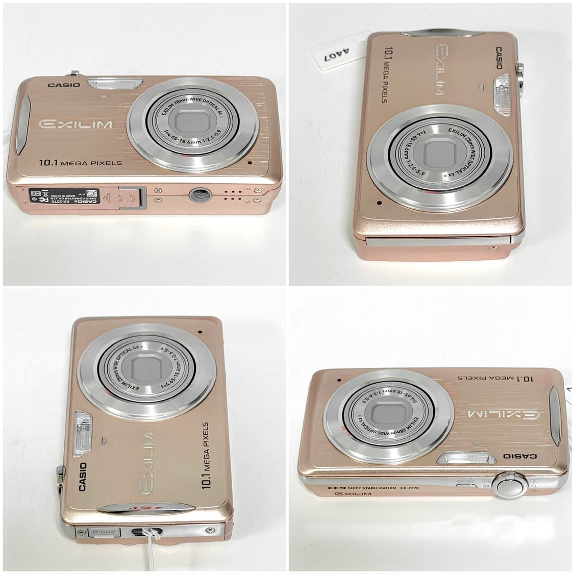 카시오 엑슬림 Z270 로즈골드 빈티지디카 상품이미지6