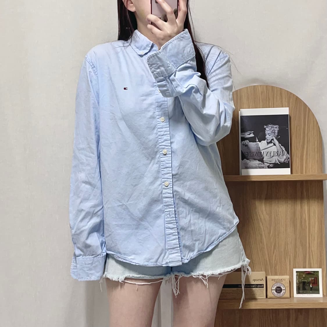 [정품] 타미 소라 솔리드 셔츠 [ M ] 상품이미지2