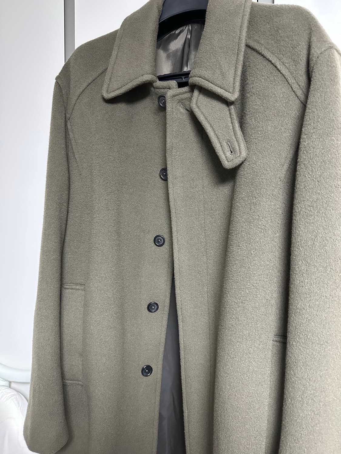 유스 23fw 맥코트 (카키브라운) L사이즈 판매 상품이미지2