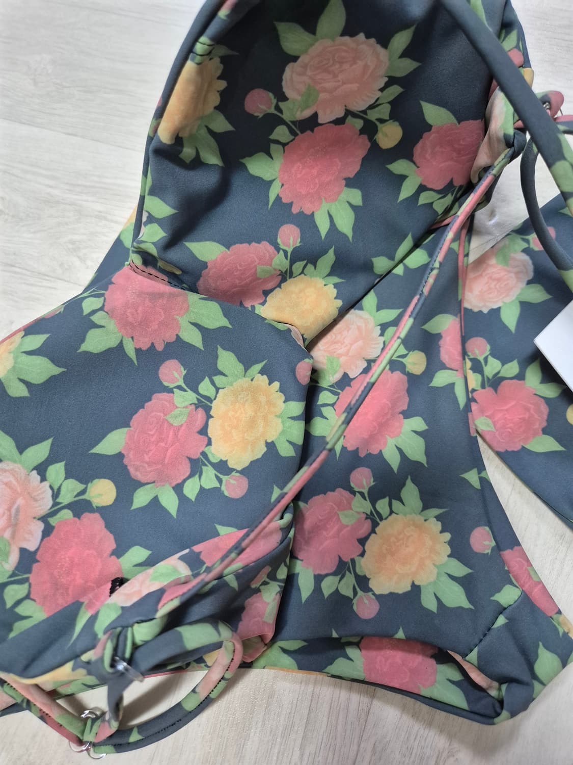 미사용 플리즈프로젝트 flower monokini 수영복 상품이미지7