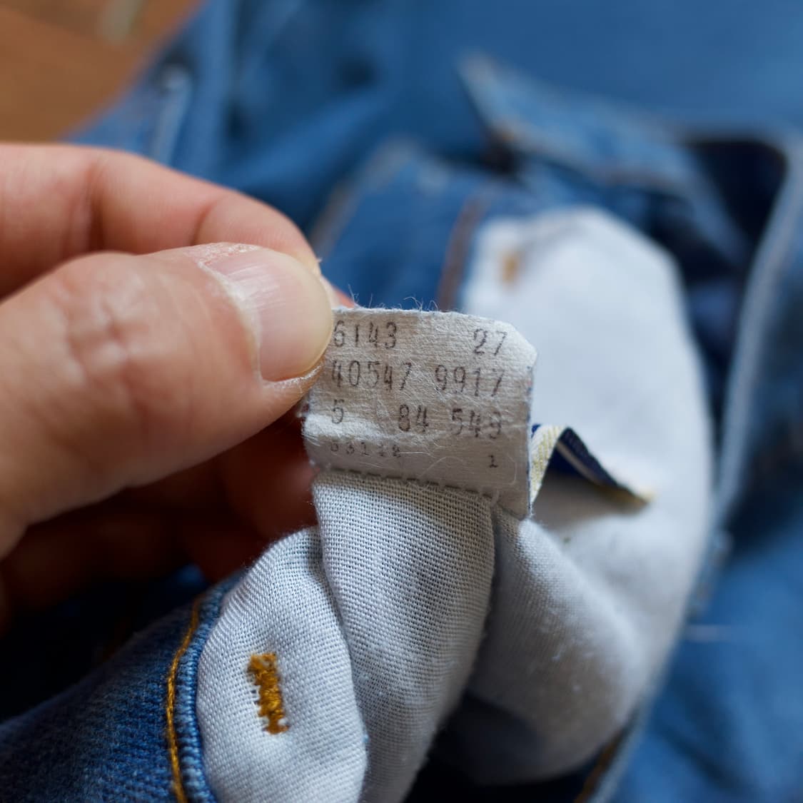 80’s Levi’s for men 40547 usa denim 상품이미지9