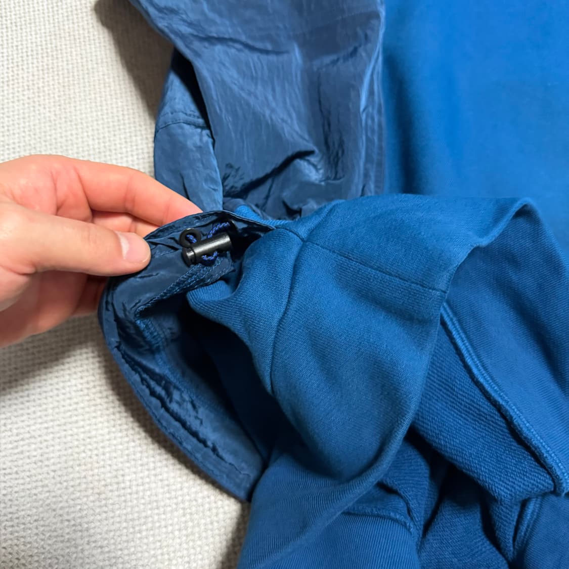 TIME 타임옴므 20s 나일론 배색 맨투맨 상품이미지4