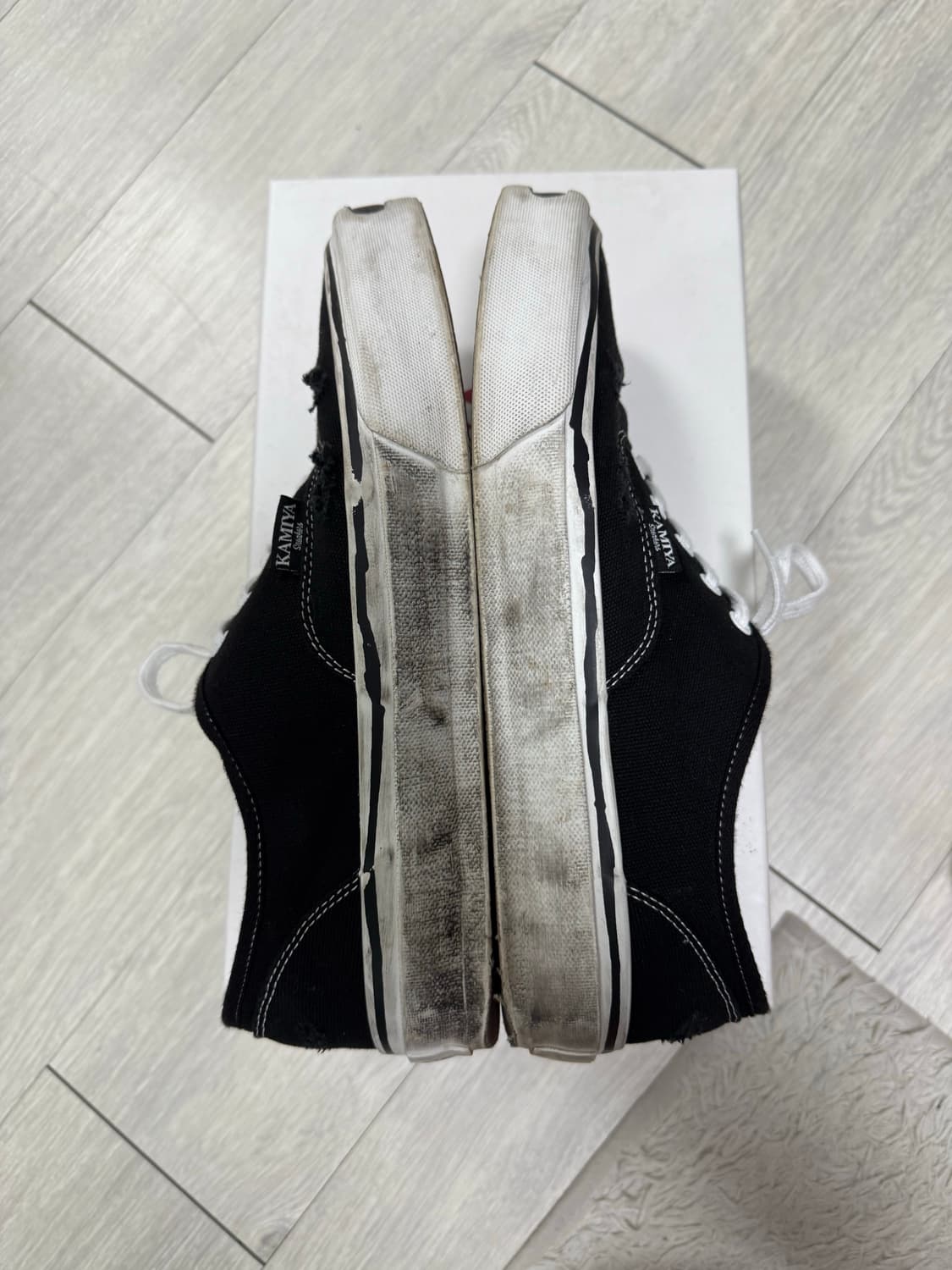 (44) 카미야 디스트레스 벌커나이즈드 슈즈 상품이미지4