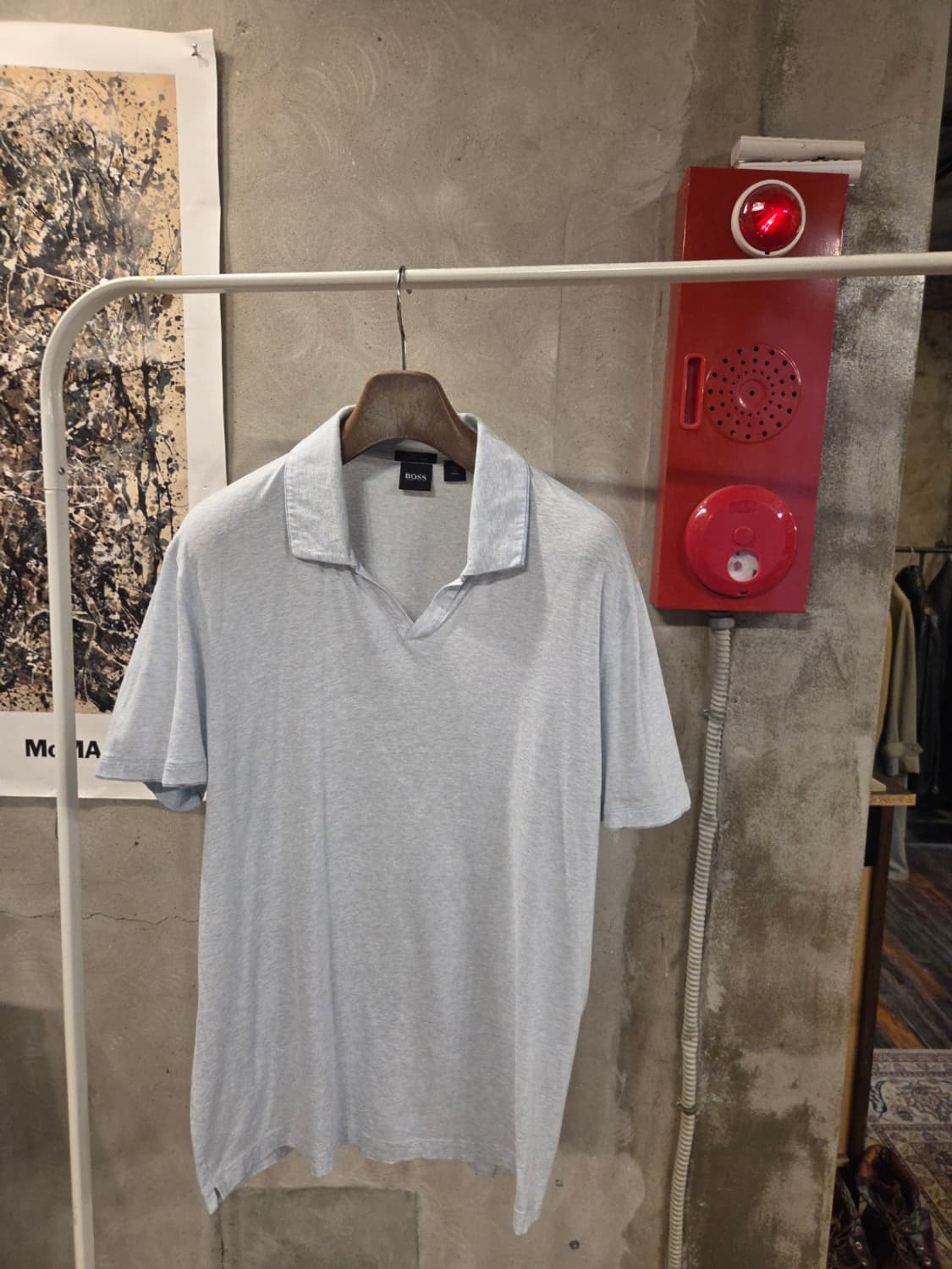 휴고보스 오픈칼라넥 티셔츠  상품이미지4