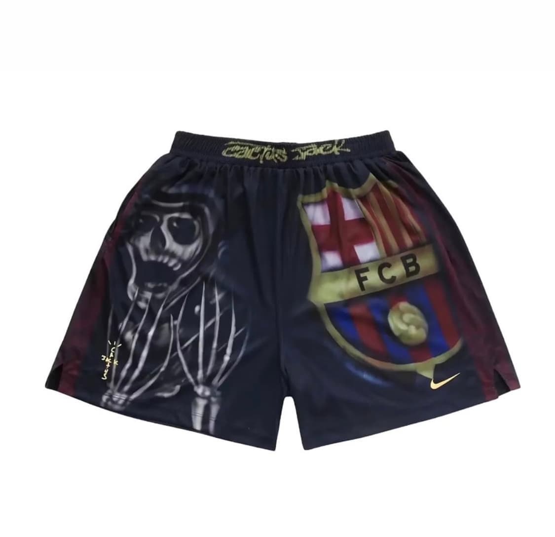 [L] travis scott X barcelona nike 쇼츠 상품이미지1