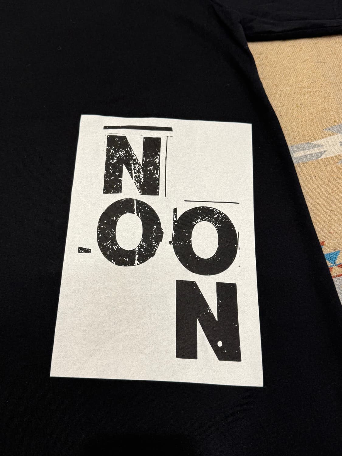 [3][L] 언더커버 NOON 그래픽 티셔츠 블랙 상품이미지5