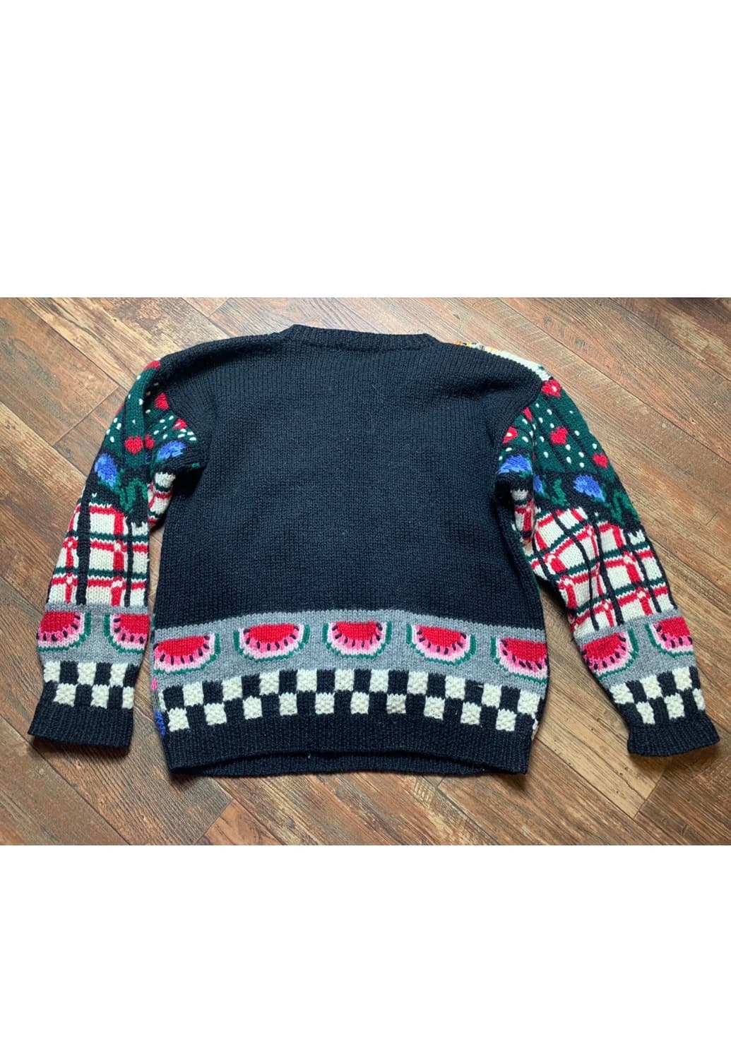 빈티지 곰돌이 울 니트 테디베어니트 수박니트 하트니트 입체니트 핸드메이드 상품이미지3