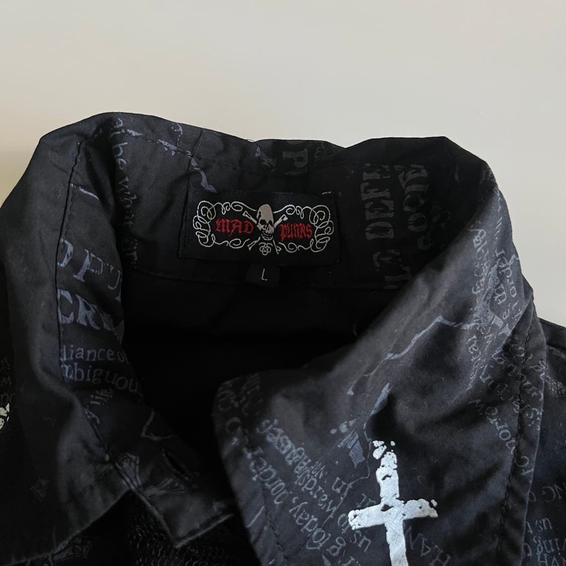 Mad Punks Skull Corset Shirt 상품이미지10
