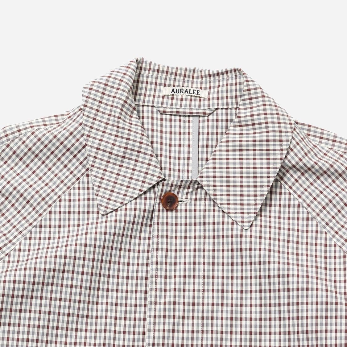 오라리 그리드체크 발마칸 코트  상품이미지8