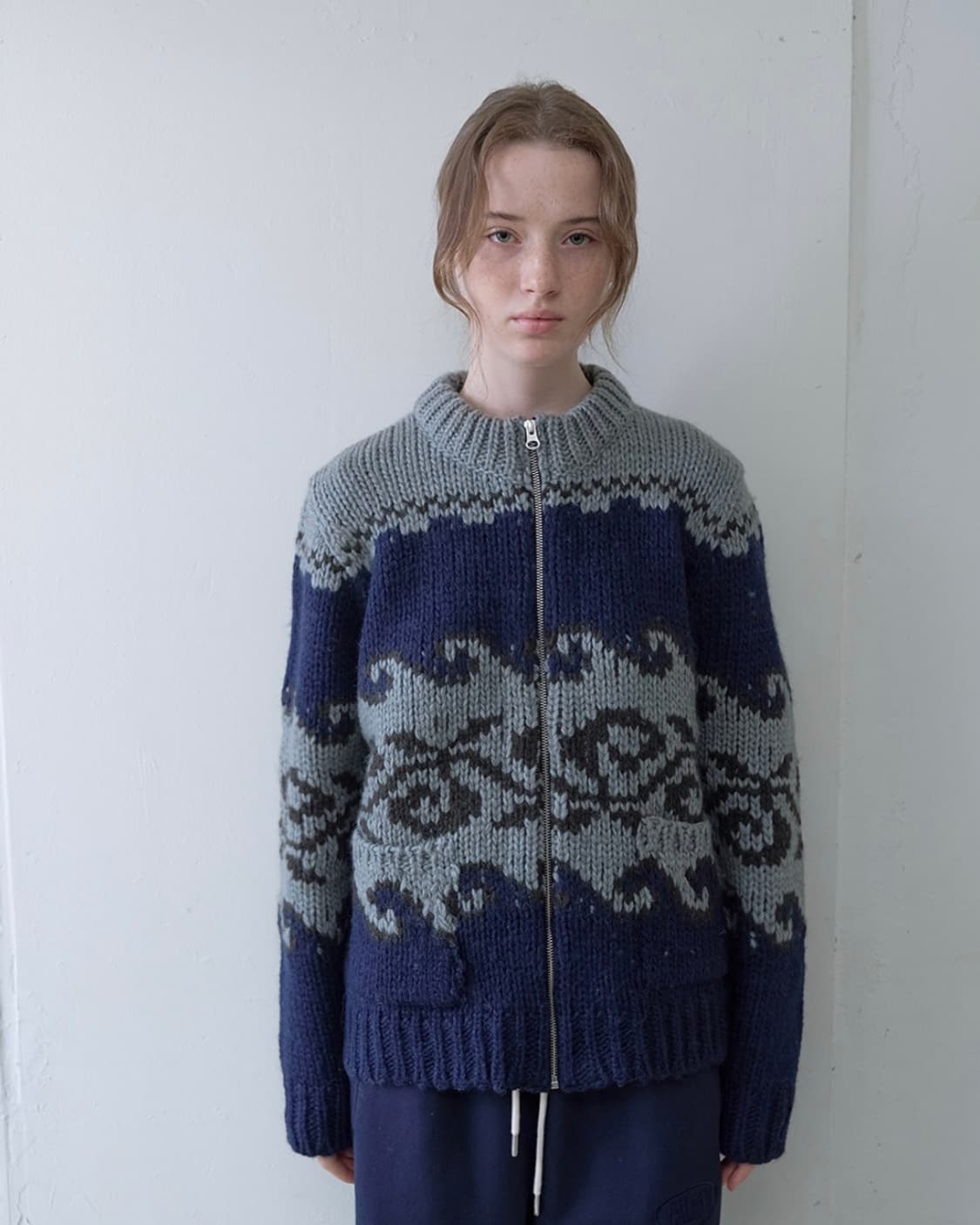 아유서울 노르딕 울 포켓 가디건(S) 상품이미지1