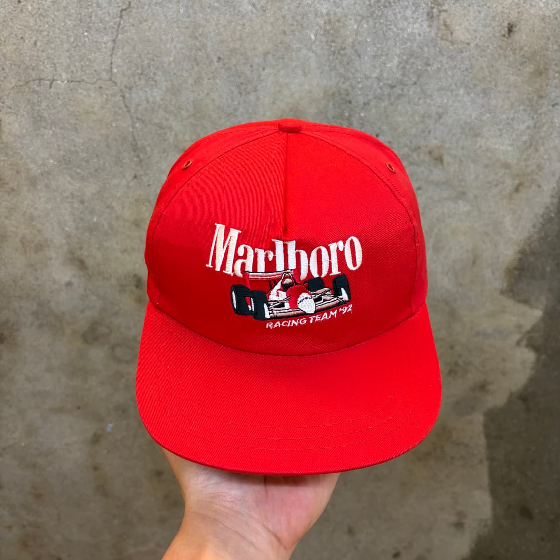 90s USA 빈티지 말보로 레이싱 볼캡 스냅백 모자 상품이미지1