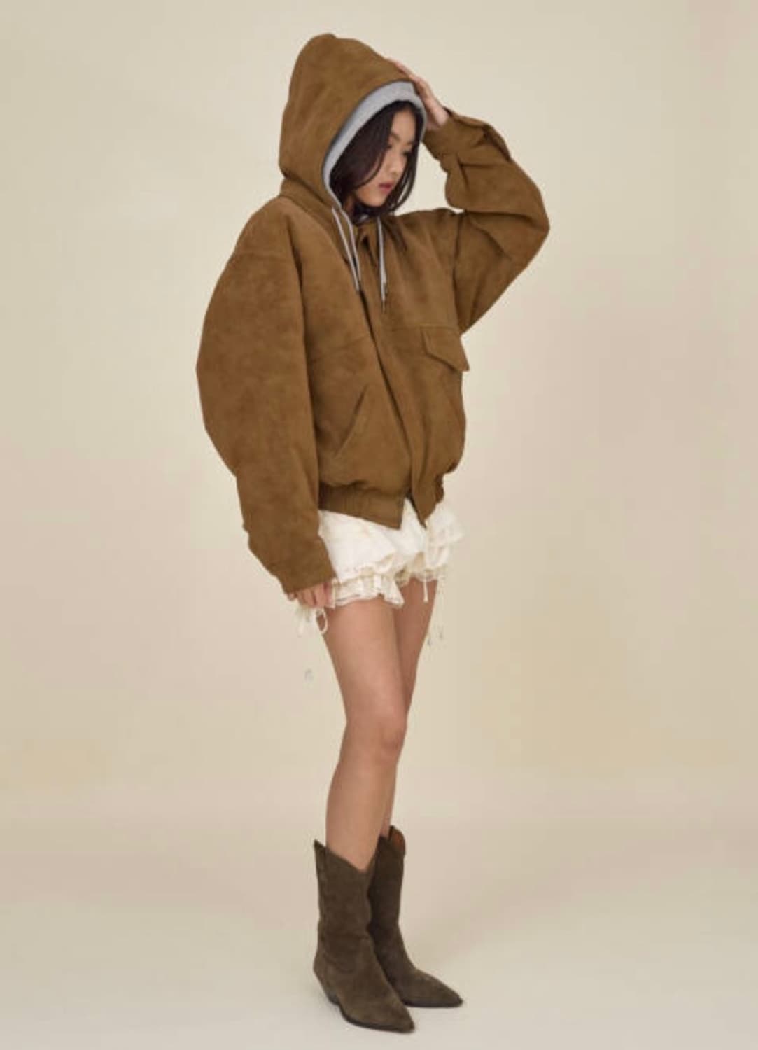 글로니 스웨이드 점퍼 s 상품이미지3