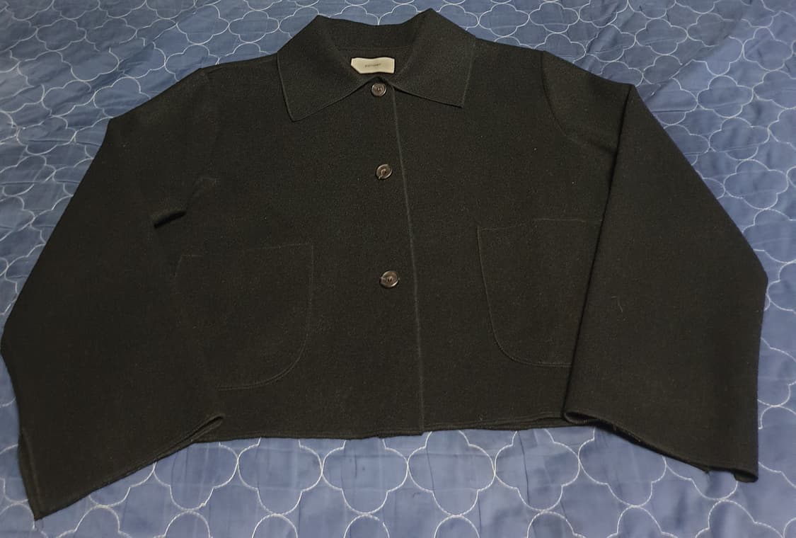 (보세) BIRTHDAY 투아웃포켓 크롭 코트 자켓 (F) 상품이미지1