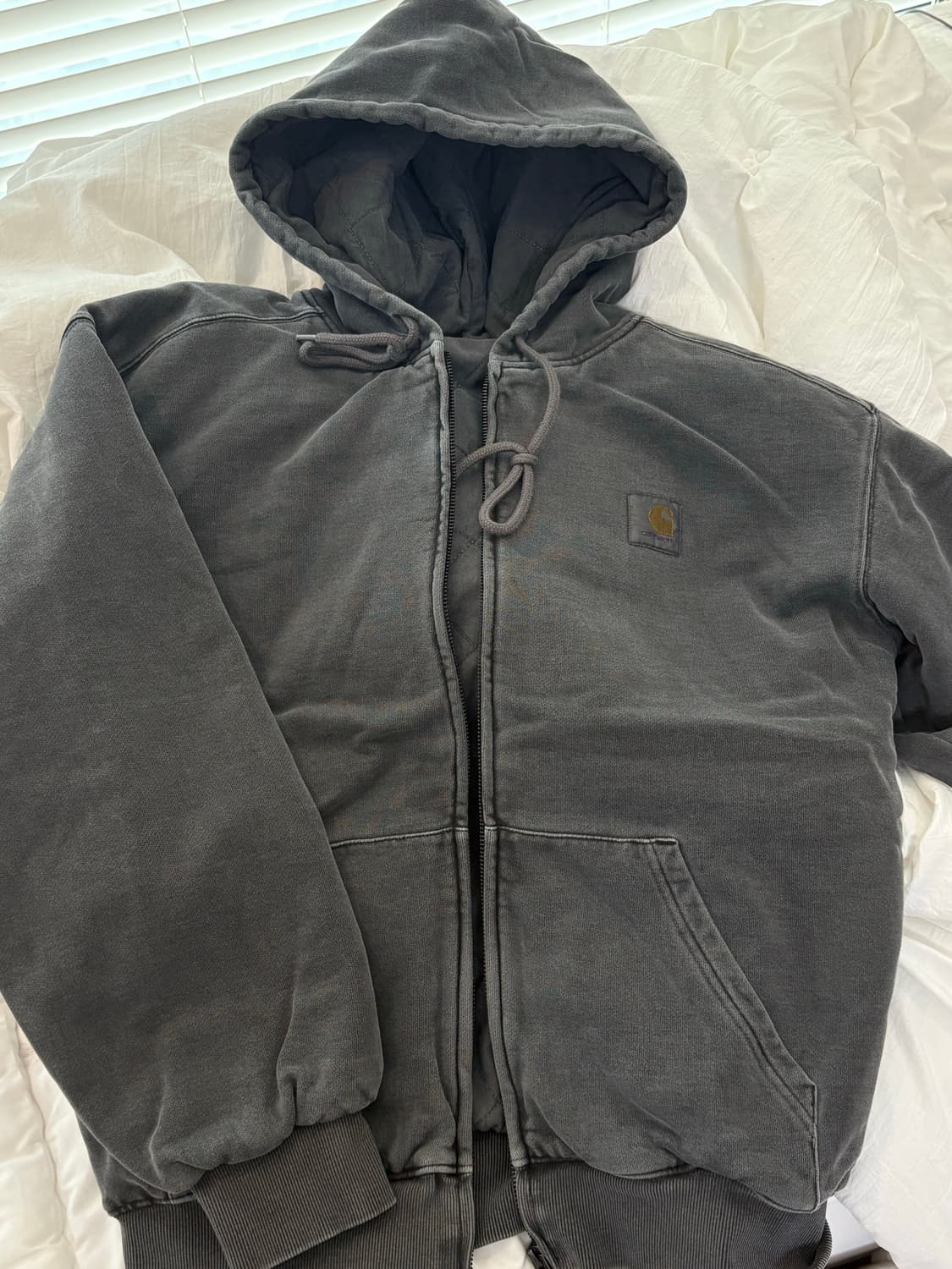 칼하트 누빔 후드집업 상품이미지1