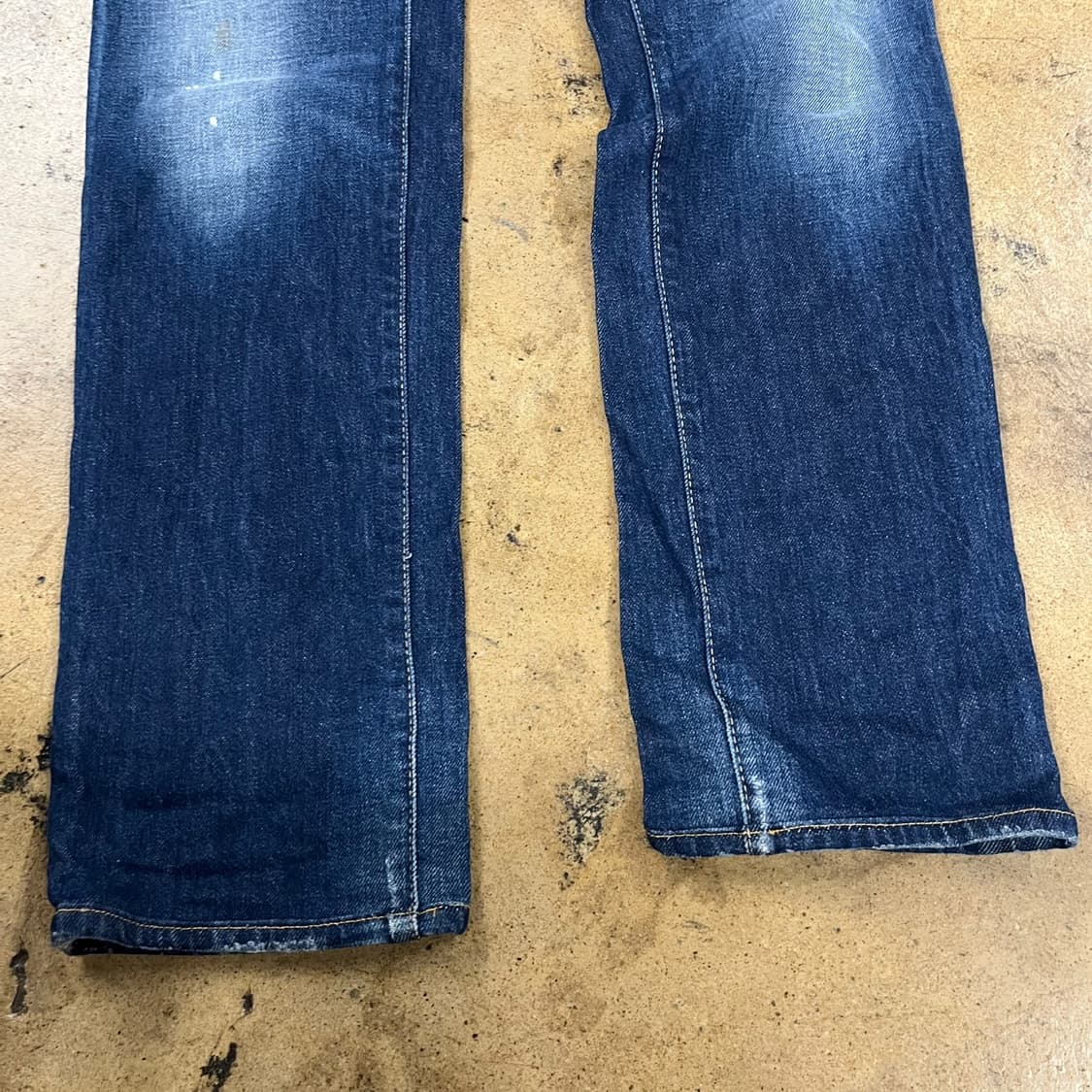 [정품/46] Dsquared2 깃발 패치 데님 청바지 b16 상품이미지6