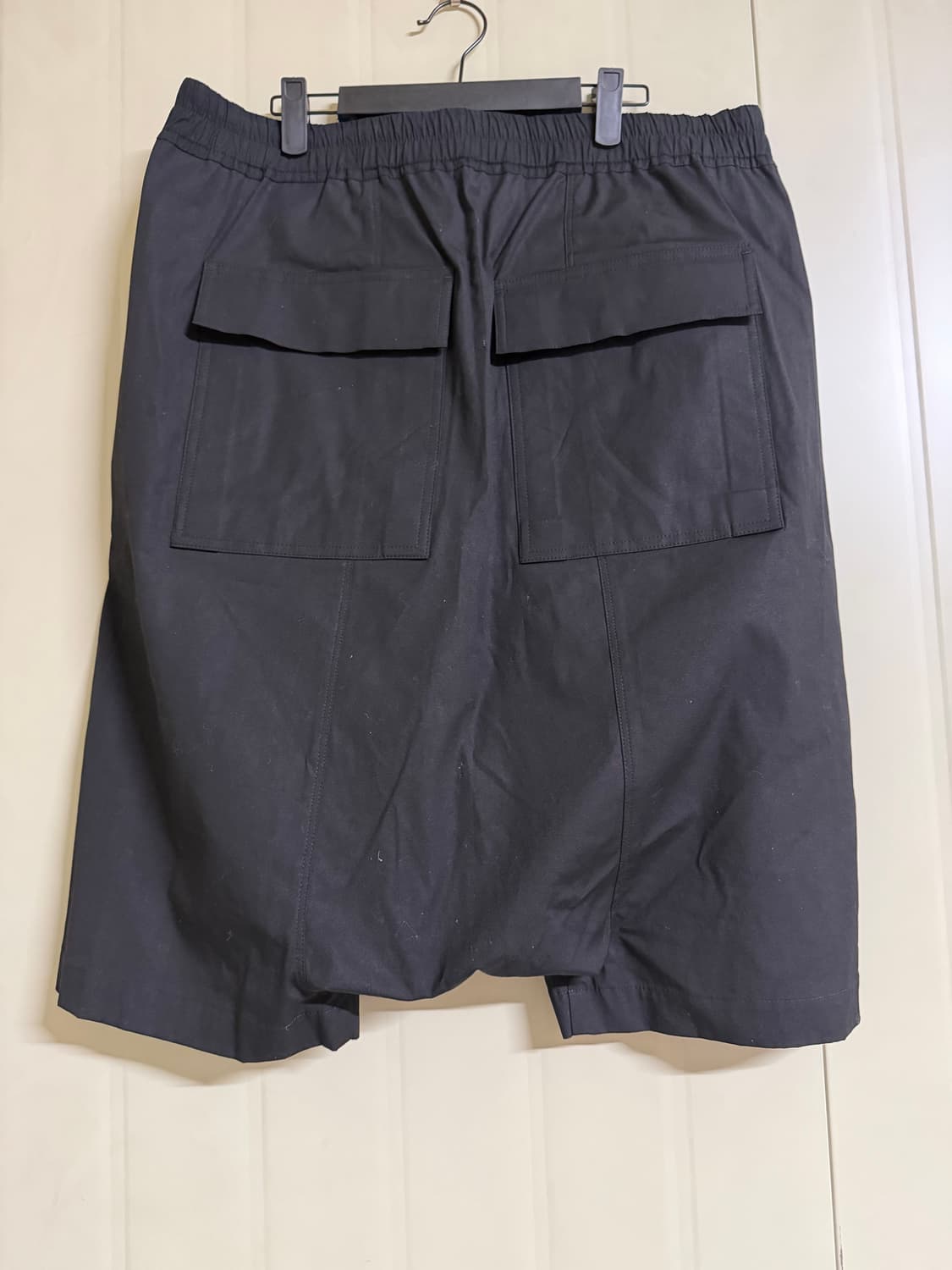 릭 오웬스 드로우 스트링 코튼 배기 쇼츠 팬츠 52 상품이미지2